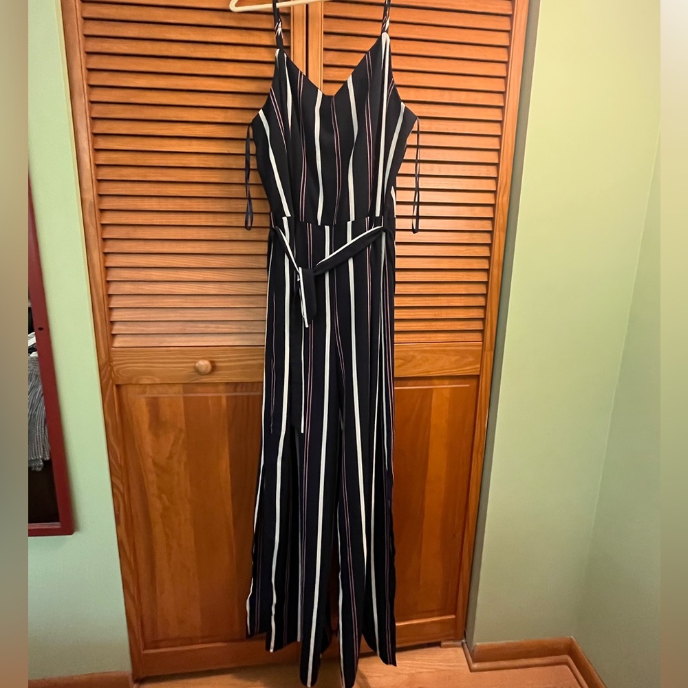 M Navy Romper